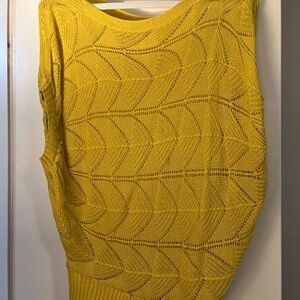 Yellow Oxide Layering Spring Sweater